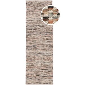 RugVista Pebbles Tapis - Rouge rouille / Marron 100x300