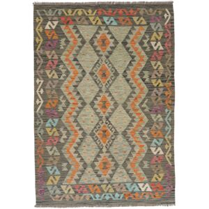 Noue a la main. Origine: Afghanistan Kilim Afghan Old style Tapis 123x178