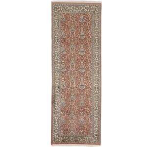 Noue a la main. Origine: India Cachemire pure soie Tapis 76x213