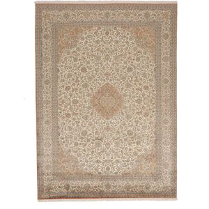 Noue a la main. Origine: India Cachemire pure soie Tapis 248x343