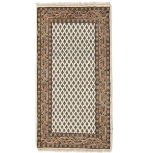 Noue a la main. Origine: India Mir Indo Tapis 72x140