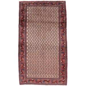 Noue a la main. Origine: Persia / Iran Sarough Mir Tapis 66x117