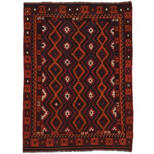 Noue a la main. Origine: Afghanistan Kilim Maimane Tapis 193x274