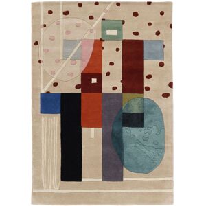 RugVista People of constructivism Tapis - Beige / Multicolore 200x300