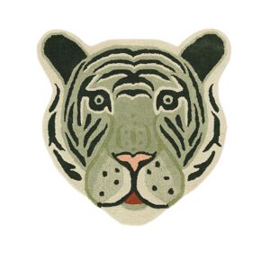 RugVista Fun Tiger Tapis - Vert 100x100