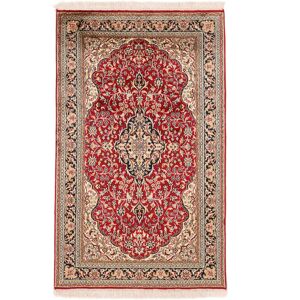 Noue a la main. Origine: India Cachemire pure soie Tapis 89x147