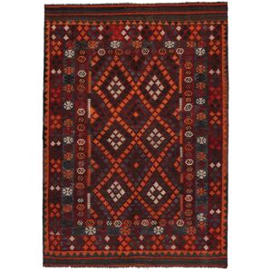 Noue a la main. Origine: Afghanistan Kilim Maimane Tapis 174x241