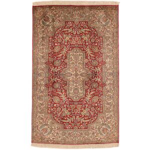 Noue a la main. Origine: India Cachemire pure soie 24 / 24 Quality Tapis 78x124