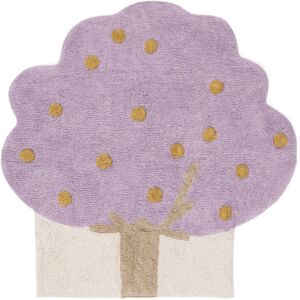 RugVista Apple tree Tapis - Violet / Jaune 150x150