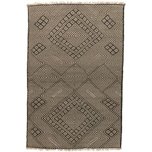 Noue a la main. Origine: Morocco High Atlas Kilim Tapis 200x302