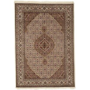 Noue a la main. Origine: India Tabriz Indi Tapis 142x202