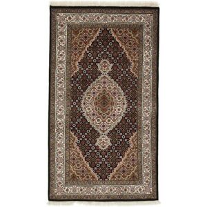 Noue a la main. Origine: India Tabriz Indi Tapis 93x164