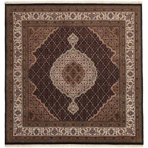 Noue a la main. Origine: India Tabriz Indi Tapis 200x204