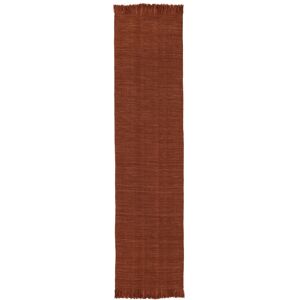 RugVista Zandra Kilim Tapis - Rouge rouille 80x350