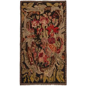 Noue a la main. Origine: Moldova Rose Kilim Old Tapis 170x306