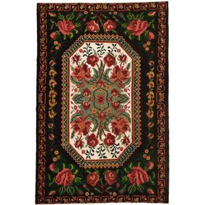 Noue a la main. Origine: Moldova Rose Kilim Old Tapis 192x290