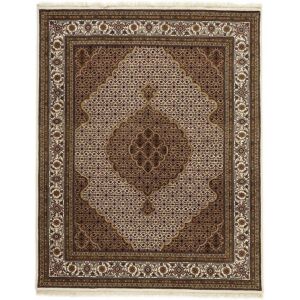 Noue a la main. Origine: India Tabriz Indi Tapis 200x251