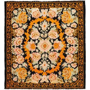 Noue a la main. Origine: MISSING(7,27) Kilim Rose Moldavia Tapis 157x167