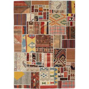 Noue a la main. Origine: Persia / Iran Kilim Patchwork Tapis 140x200