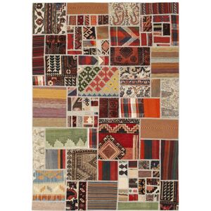 Noue a la main. Origine: Persia Kilim Patchwork Tapis 140x200