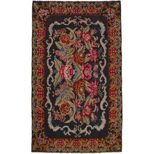 Noue a la main. Origine: MISSING(7,27) Kilim Rose Moldavia Tapis 210x336