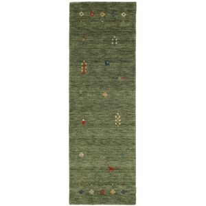 RugVista Gabbeh Giza Tapis - Vert foret 80x250