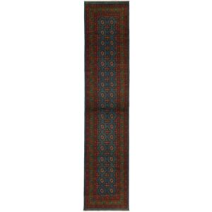 Noue a la main. Origine: Afghanistan Afghan Fine Colour Tapis 84x390