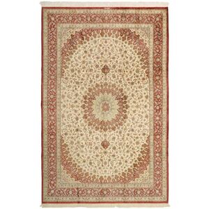 Noue a la main. Origine: Persia / Iran Qum soie Tapis 194x301