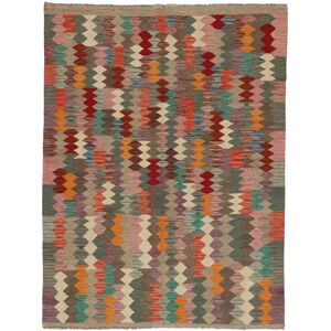 Noue a la main. Origine: Afghanistan Kilim Ariana Trend Tapis 153x201