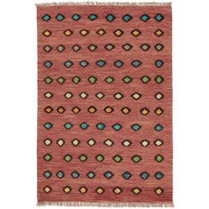 Noue a la main. Origine: Afghanistan Kilim Nimbaft Tapis 107x157