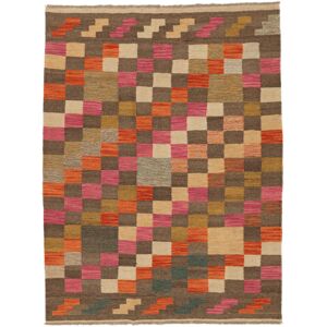 Noue a la main. Origine: Afghanistan Kilim Ariana Trend Tapis 130x175