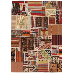 Noue a la main. Origine: Persia / Iran Kilim Patchwork Tapis 140x200