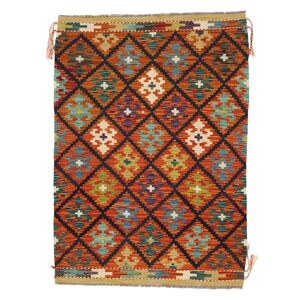 Noue a la main. Origine: Afghanistan Kilim Afghan Old style Tapis 102x142