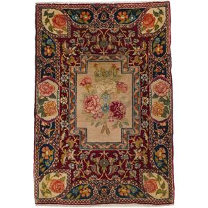 Noue a la main. Origine: Persia / Iran Tabriz Antik Tapis 54x82