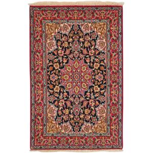 Noue a la main. Origine: Persia / Iran Ispahan soie chaîne Tapis 79x119