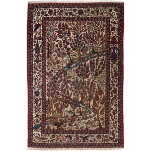 Noue a la main. Origine: Persia / Iran Ispahan soie chaîne Tapis 212x322