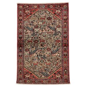 Noué à la main. Origine: Persia / Iran Tapis D'orient Hamadan Tapis 100X150 Noir/Rouge Foncé (Laine, Perse/Iran)