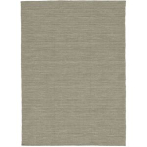 RugVista Kilim loom Tapis - Gris clair / Beige 140x200