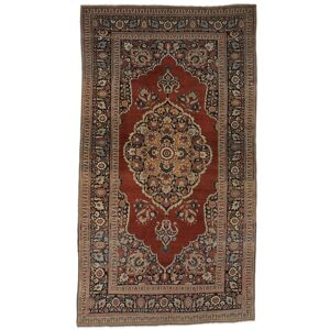 Noué à la main. Origine: Persia / Iran Antique Tabriz Haj Jalili ca. 1900 Tapis 220x397