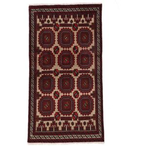 Noué à la main. Origine: Persia / Iran Baloutche Tapis 98x182