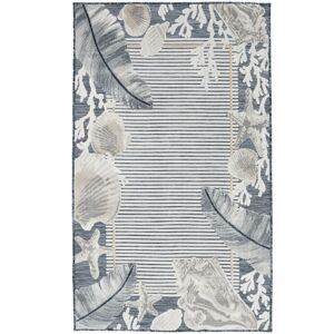 RugVista Beachlife Tapis - Bleu / Beige 100x160