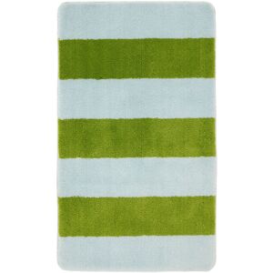 RugVista Mario Block tapis de bain - Vert clair / Bleu clair 67x117