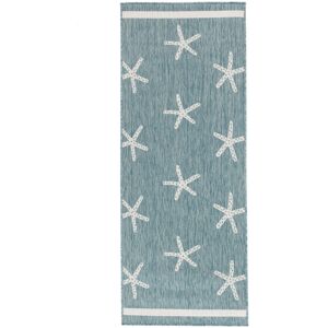 RugVista Marina Tapis - Turquoise 80x200