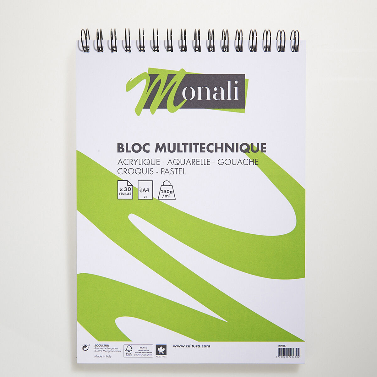 Bloc multitechnique A4 - Monali Bloc multitechnique A4 - Monali