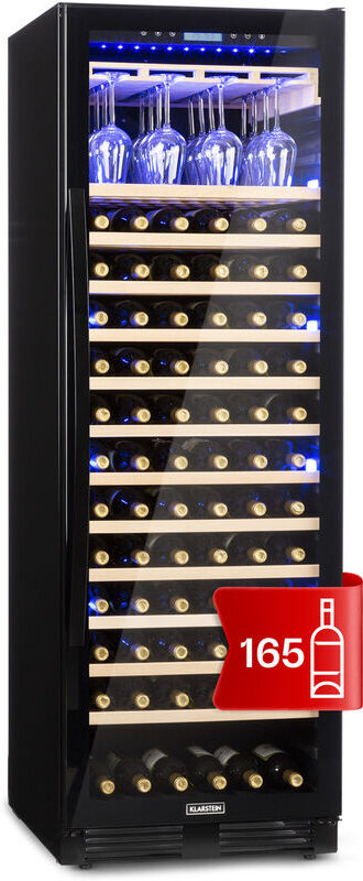 Klarstein Vinovilla Onyx Grande Cave à vins 433L / 165 bouteilles A Klarstein Vinovilla Onyx Grande Cave à vins 433L / 165 bouteilles A