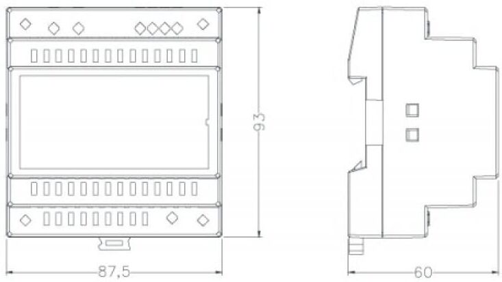 Cdvi - Alimentation pour rail DIN 3 modules 230 Volts AC sortie 12 Cdvi - Alimentation pour rail DIN 3 modules 230 Volts AC sortie 12