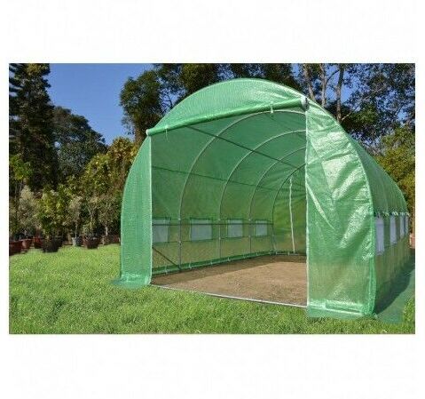 GREEN PROTECT Serre maraichère 3x8m film 200gr/m² hauteur 2,25m Green Protect GREEN PROTECT Serre maraichère 3x8m film 200gr/m² hauteur 2,25m Green Protect