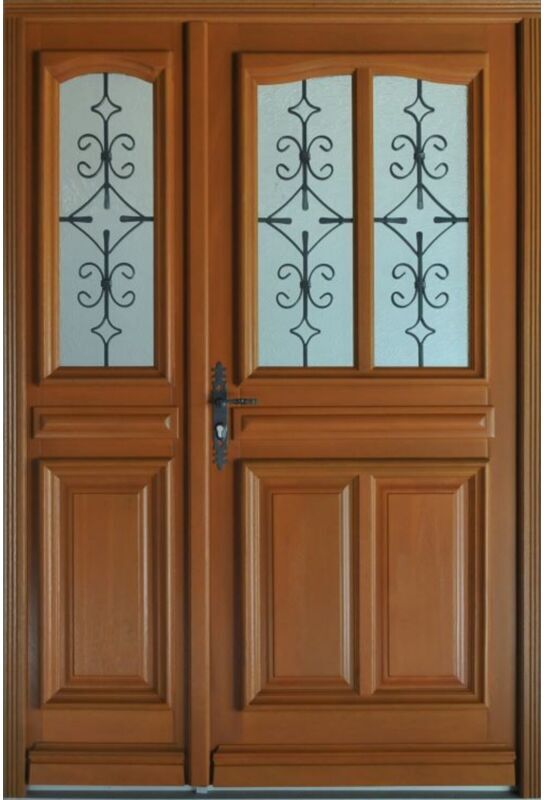 Gd Menuiseries - PORTE D ENTREE TIERCEE 'MAL 4' DIMENSION 215 X 130 Gd Menuiseries - PORTE D ENTREE TIERCEE 'MAL 4' DIMENSION 215 X 130