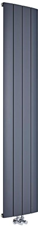 Hudson Reed - Radiateur Design Vertical Aluminium – Anthracite – 180 x Hudson Reed - Radiateur Design Vertical Aluminium – Anthracite – 180 x