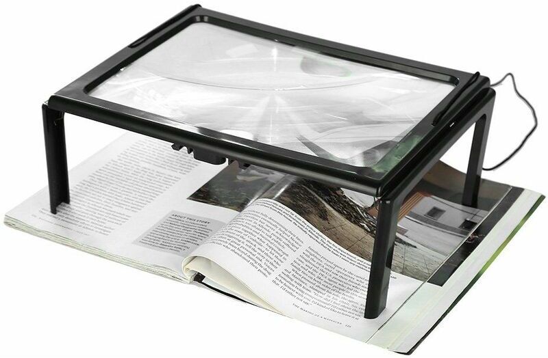 BRIDAY Loupe LED journal pliable ultra mince A4 pleine page loupe loupe BRIDAY Loupe LED journal pliable ultra mince A4 pleine page loupe loupe